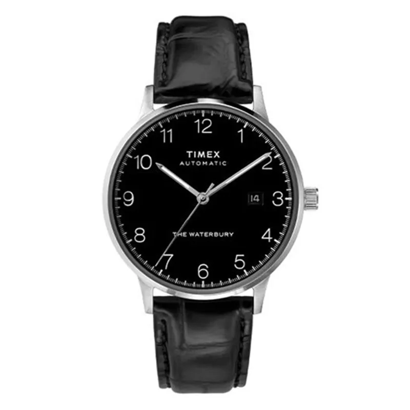 Timex-Relógio mecânico automático para homem, aço inoxidável americano, prova de arranhões, relógio de mergulho impermeável, negócios e lazer, novo