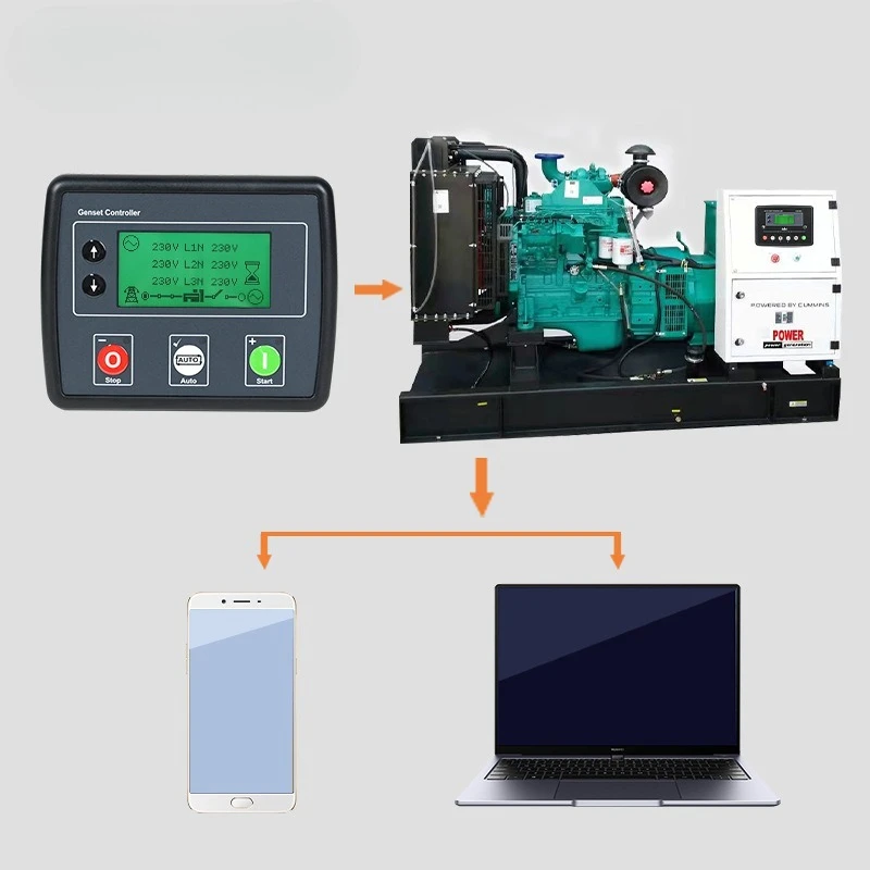 DSE4520 diesel generator automatic controller display module mains failure start control panel DSE4510