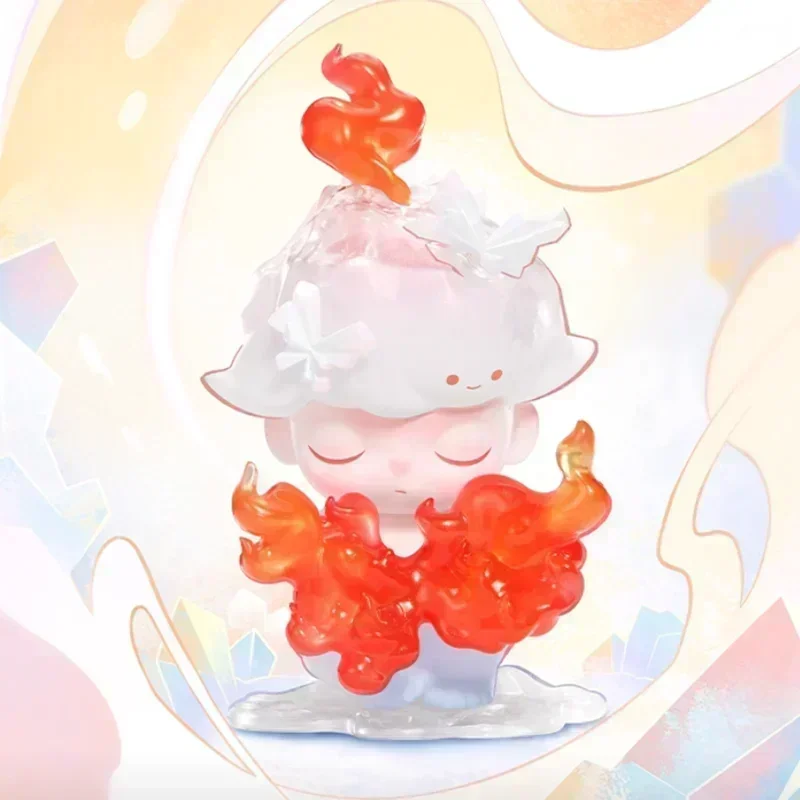 POP MART DIMOO Kawaii Anime Action Figure Shapes in Nature Series Blind Box Mystery Doll for Girls Collectible Surprise Toy view 4