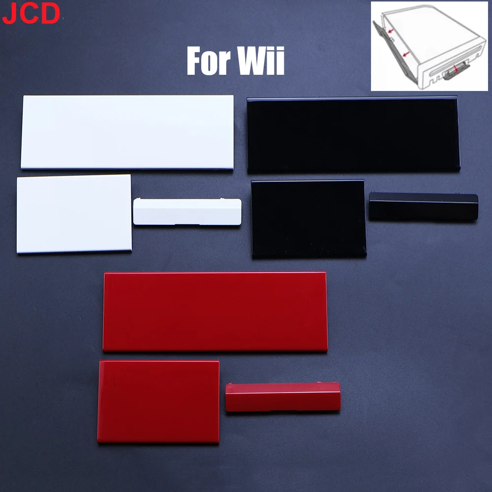 JCD 3 in 1 Memory Card Door Slot Cover Lids Replacement For Nintend Wii Console Accessories GC Memory Controller Door