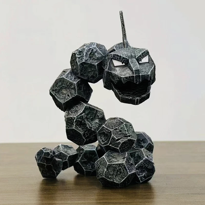 1/20 animal de estimação pokemon onix ação gk figura grande rock cobra bolso monstros coleção modelo ornamento estátua brinquedo personalizado presente