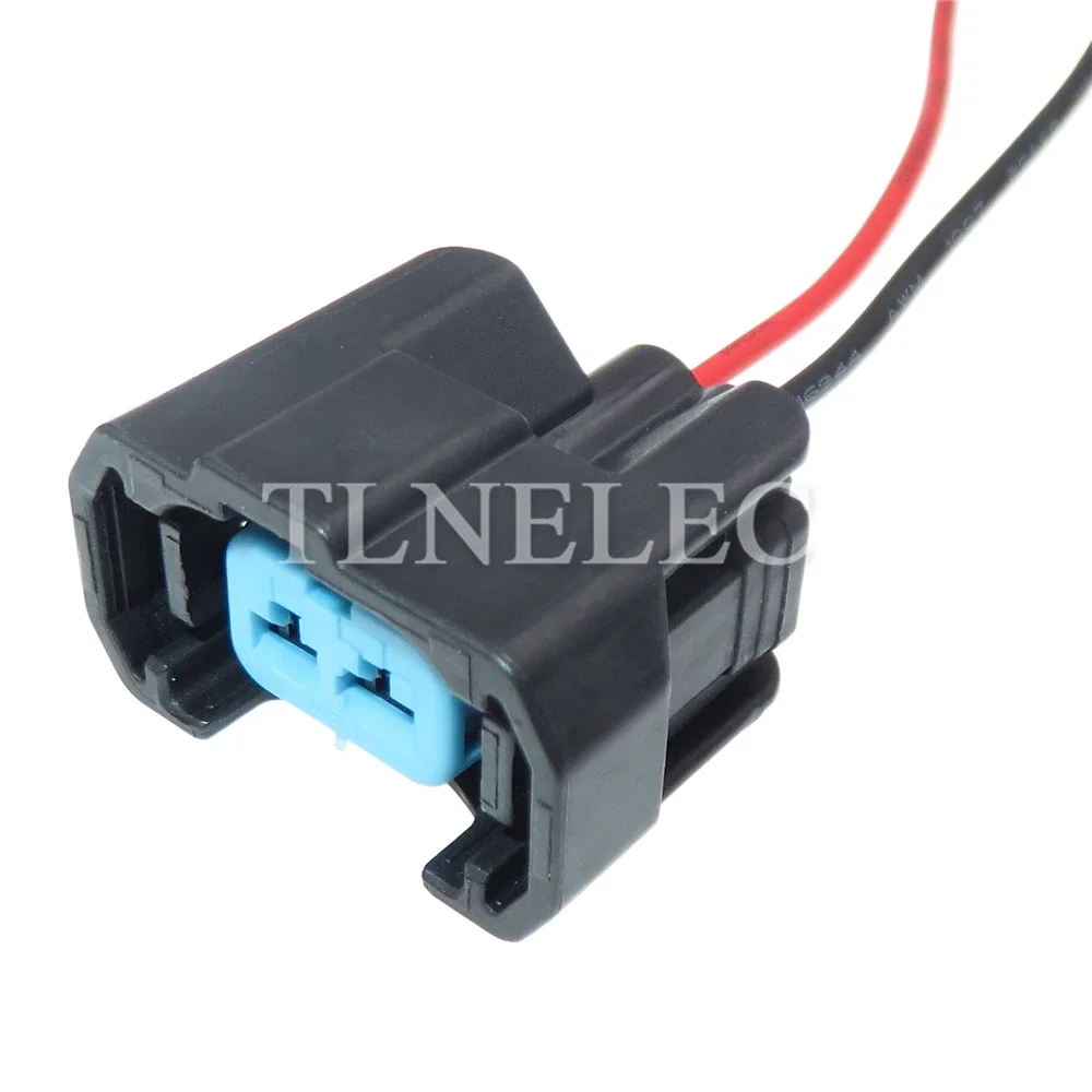 Boquilla de pulverización de combustible automática de 2 pines, conector de Terminal de cableado con cables, enchufe de acoplamiento macho hembra para coche 6189-0533 1996-2002