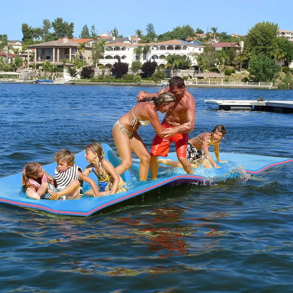 

Oversized Lily Pad loating Mat, 3 Layer 9'/10'/12'/18' W loating Water Mat, Beach, River, Pool, loating Mat or Water Recreation
