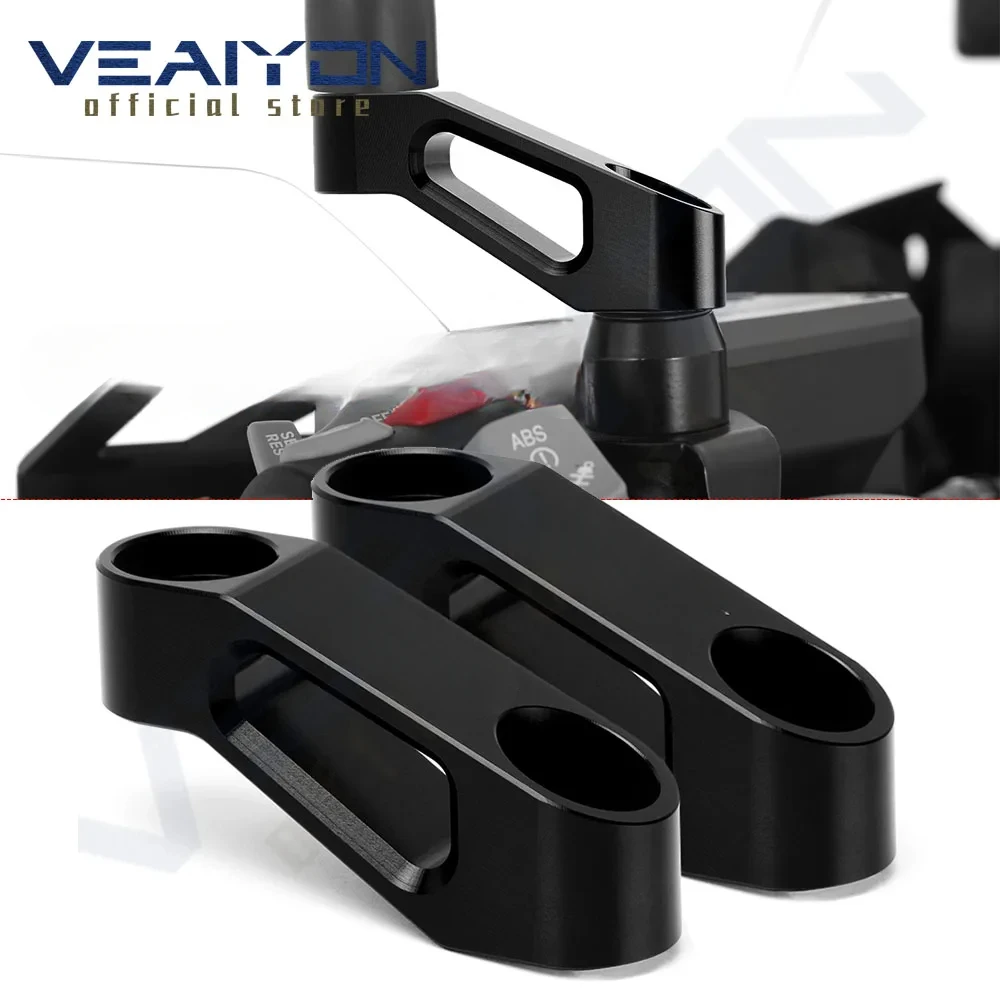 

For KTM 1290 Super Adventure S Motocycle Accessories CNC Aluminum Mirror Riser Extenders Spacers Extension Adapter Adaptor