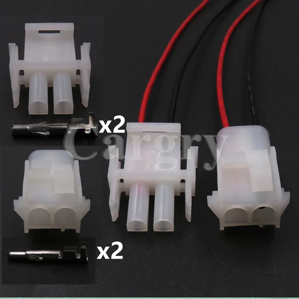

1 комплект, 2P 794815-1 350778-1, сборка переменного тока, автоматический электрический провод, автомобильный пластиковый корпус, незапечатанный разъем 1-480699-0 1-480698-0