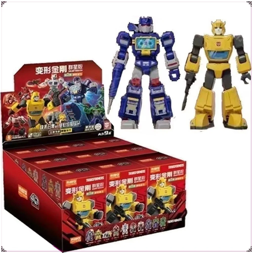 

Blokees Genuine Transformers Action Figures Limited Edition Movable Optimus Prime Megatron Bumblebee Model Toys Boys Girls Gifts