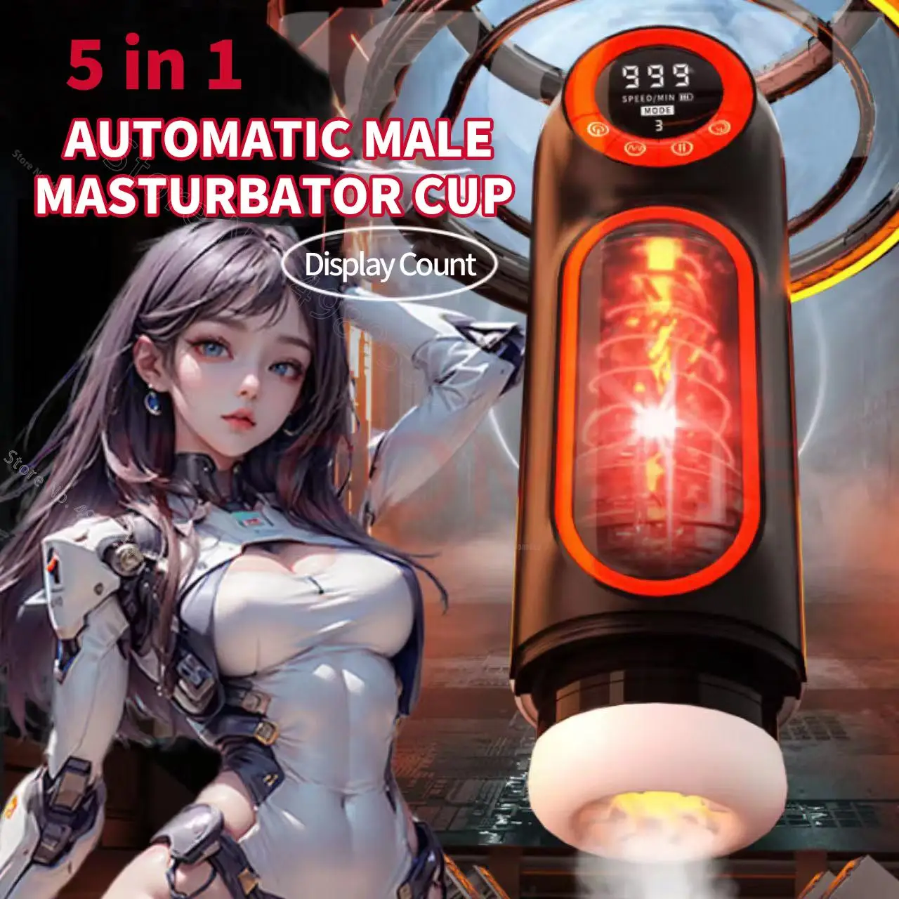 

Automatic Male Masturbation Cup Telescopic Rotation Realistic Vagina Moaning Pusssy Sex Machine Sucking Blowjob Voice Rotating