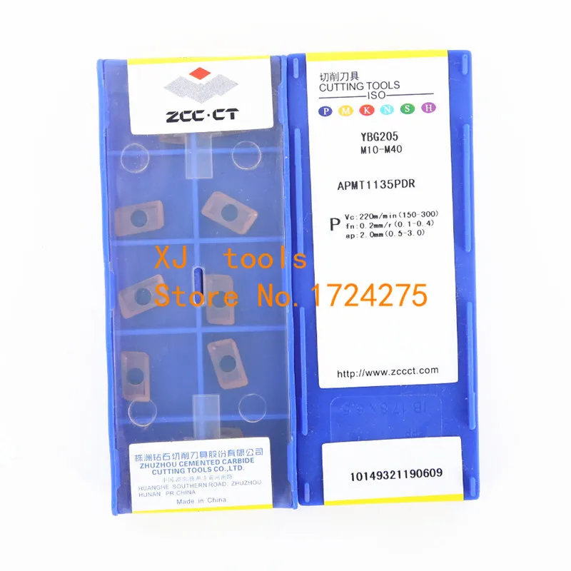 APMT1135PDR APMT160408PDER YBG202 YBG205 YBG302 100% Original ZCC.CT APMT1135 APMT1604 Carbide Insert