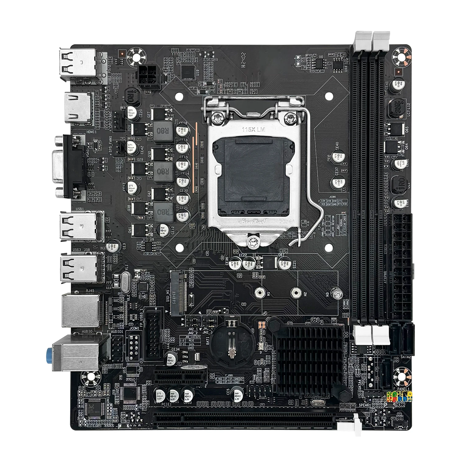 Imagem -02 - Motherboard Combo Kit Cpu Intel i3 3220 Processador Lga 1155 Memória Ram 16gb Ddr3 Desktop M.2 Nvme Vga Hdmi Itx H61c Machinist-h61