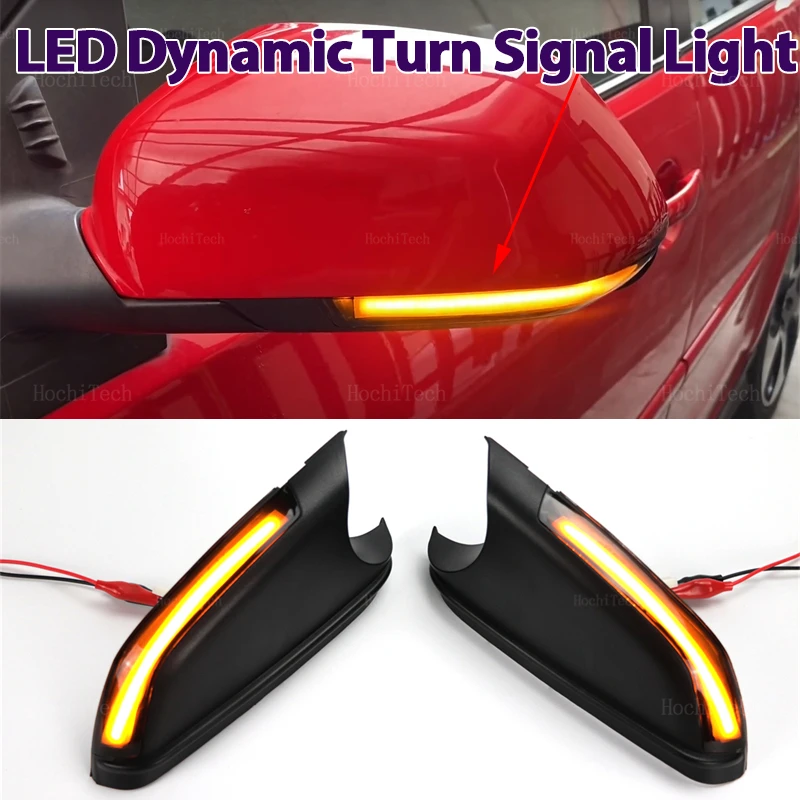 2pcs Car Side Mirror Blinker Indicator Lamp LED Dynamic Turn Signal Light for VW Polo MK4 FL Skoda Octavia 2006 2007 2008-2010