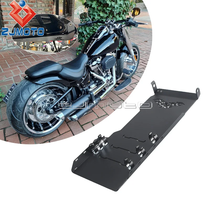 For Harley Softail Breakout FXBR FXBRS Fat Boy FLFBS FLFB FXFBS FXFB Motorcycle Skid Plate Engine Guard Engine Protection Shield