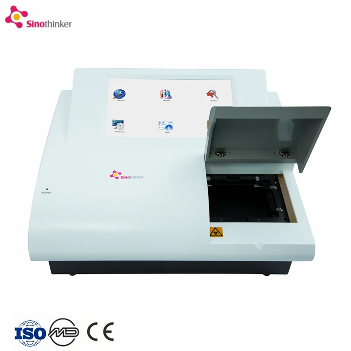 laboratory equipoments diagnosis health human elisa microplate reader elisa immunoassay analyzer