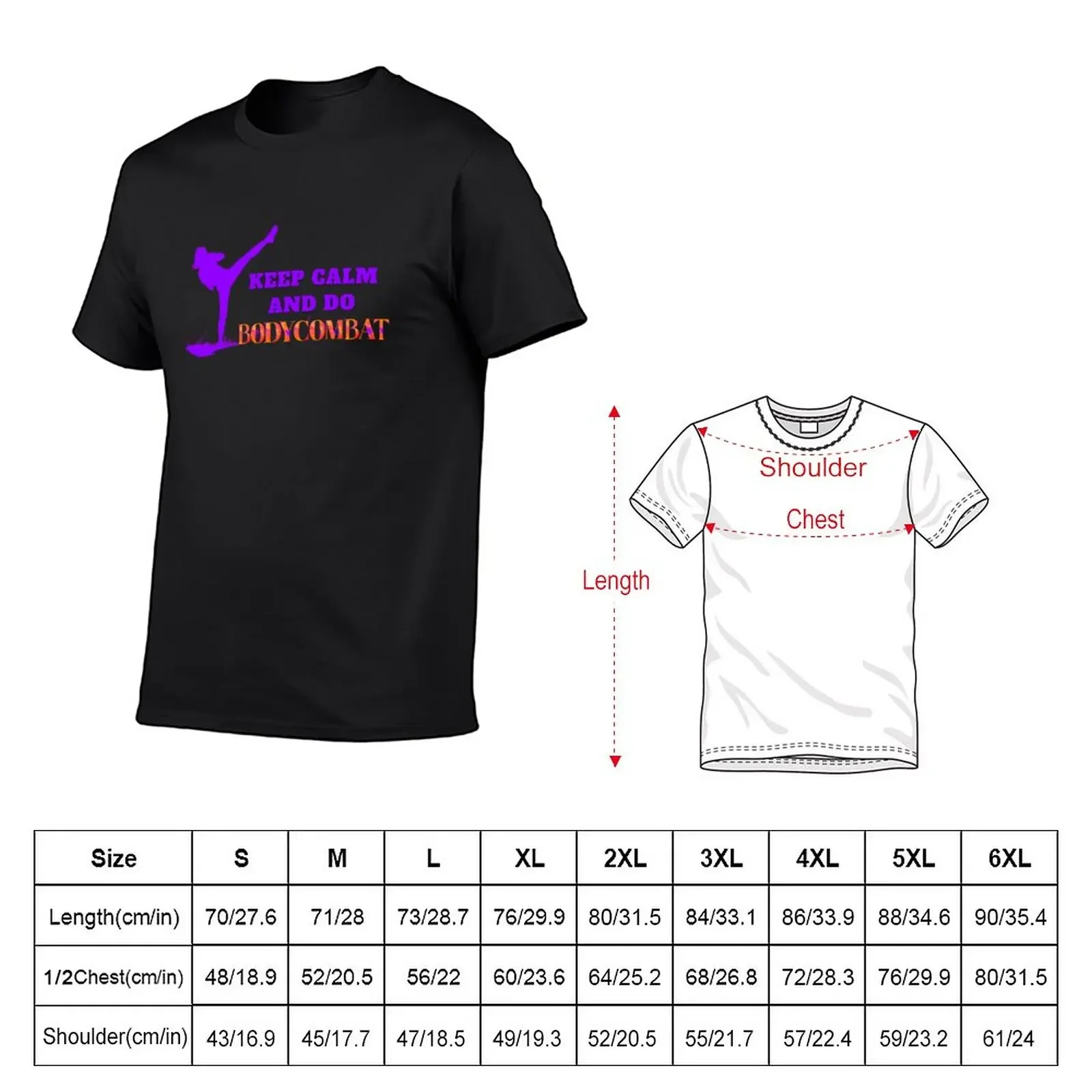 Keep Calm and Do BodyCombat T-Shirt summer tops cute tops Short sleeve t shirts for men graphic