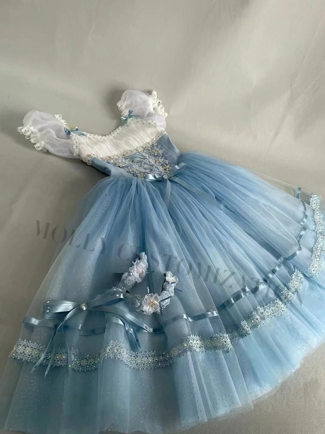 New high-end customized Coppélia\'s uncontrollable daughter Giselle\'s variation diamond ballet professional performance