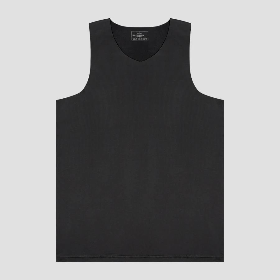 Men's Thermal Tank Top, Seamless Fleece Lined Warm Undershirt, Slim Fit Plus Size Base Layer Vest for Autumn Winter