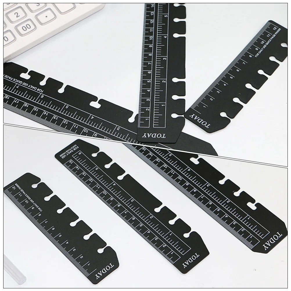 

18 Pcs Bookmark Ruler Planner for to School Rulers Page Marker Tabs Binder