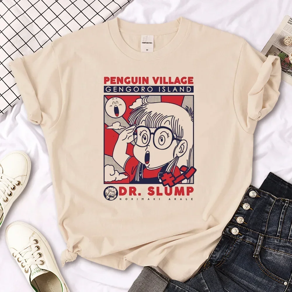 Arale T-shirts Women Graphic Japanese Manga Tshirt Female Y2k Clothes