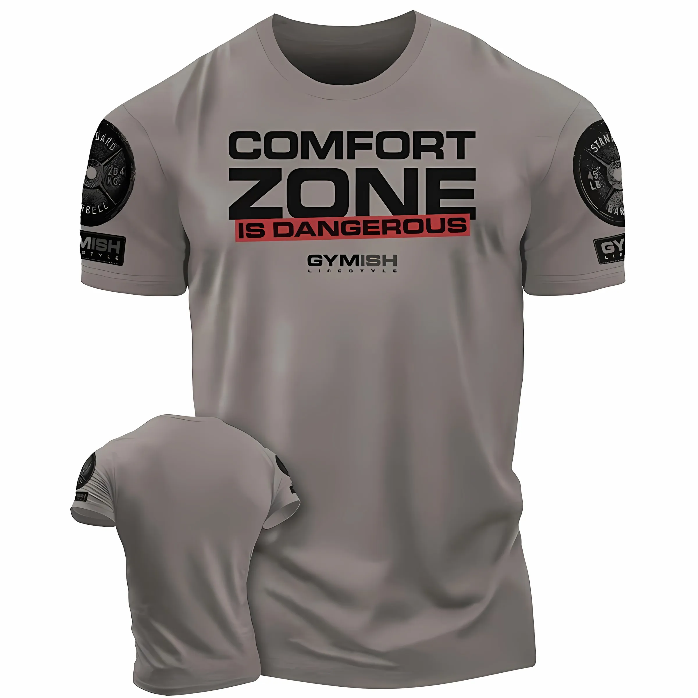 القميص الرجالي الجديد لصيف 2025 هو اللياقة البدنية الرياضية كاجوال وعصري مع طباعة ثلاثية الأبعاد ناعمة وقابلة للتنفس