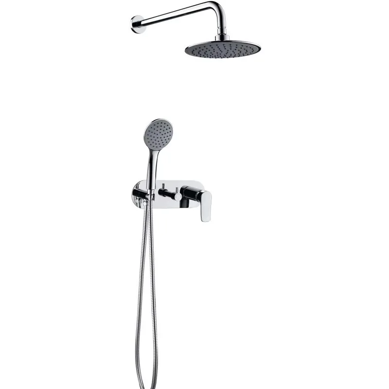 

Bathroom, shower, shower, black, in-wall, rain, pressurized, shower, faucet