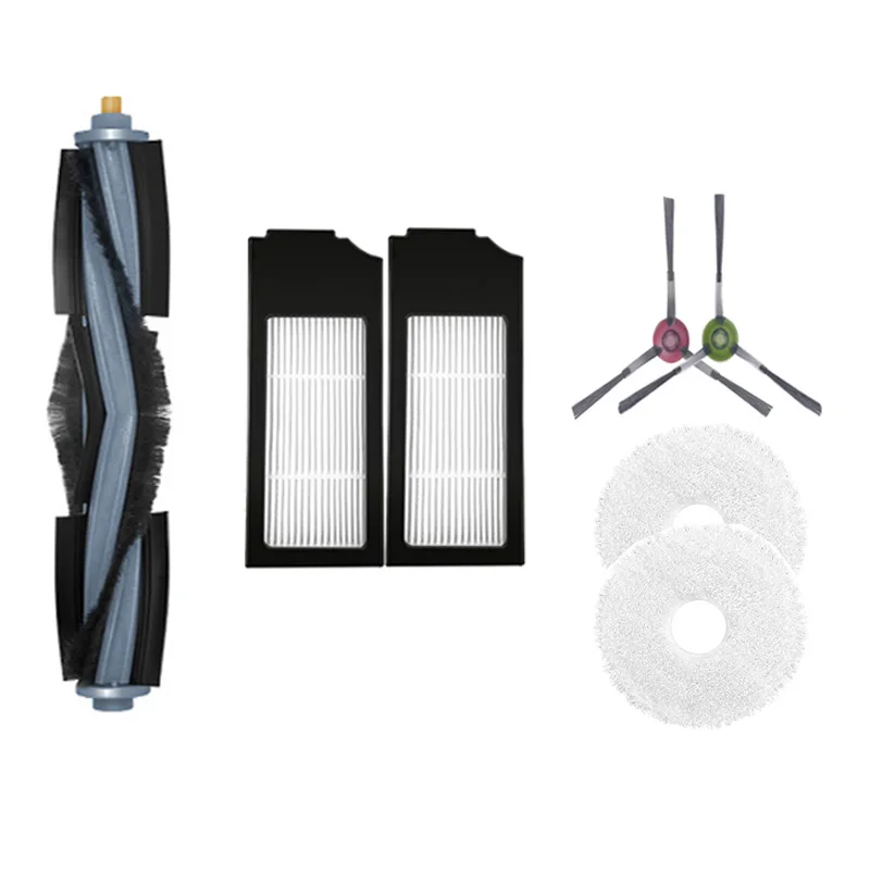 Neue hepa filter seiten bürste haupt bürste mop tücher für ecovacs deebot x1 turbo omni t10 omni staubsauger teile zubehör
