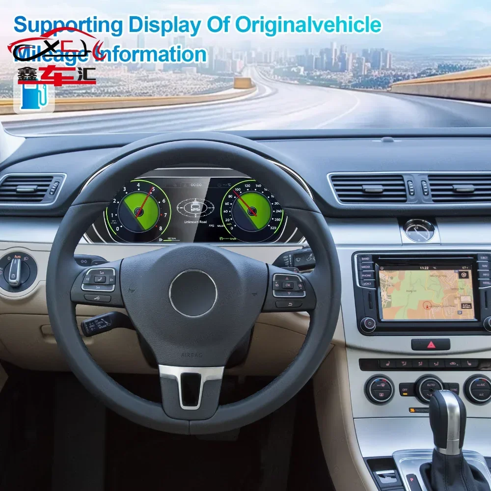 Navihua LCD Digital Dashboard Display Cluster for Volkswagen VW Polo 2009-2016 Carplay Auto Instrument Virtual Cockpit Meter - view 5