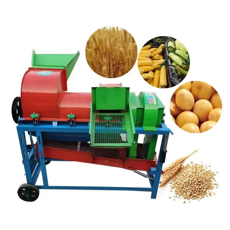 High Quality Multifunctional Threshing Sheller Machine For Corn Pod Sorghum Canola Grain With Core Motor Component