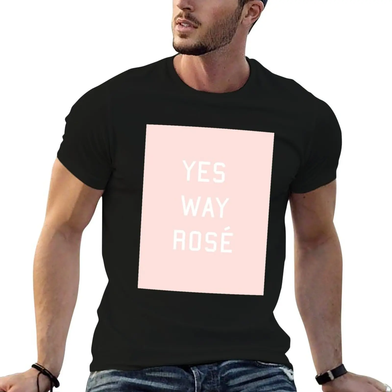 

Футболка с дизайном Yes Way Rose, футболки, одежда в стиле каваи, мужские футболки