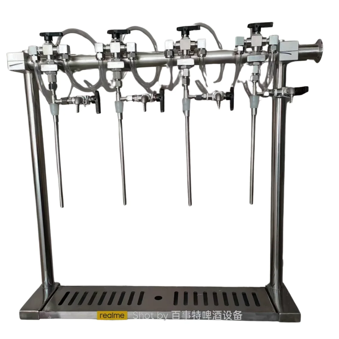 Semi-automatic Filling Machine Counter Pressure Plastic and Glass Beer Bottle Filler