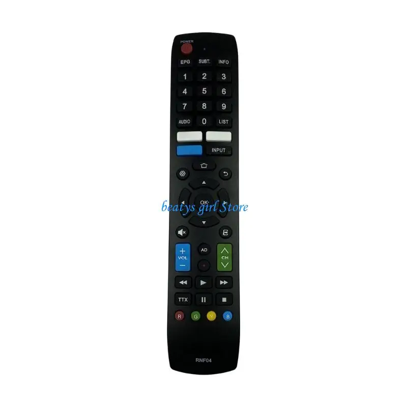 

C7AB Nonslip Grip Universal Remote Control RNF04 Easy Operation ABS Shatter Resistant Quick Battery Change