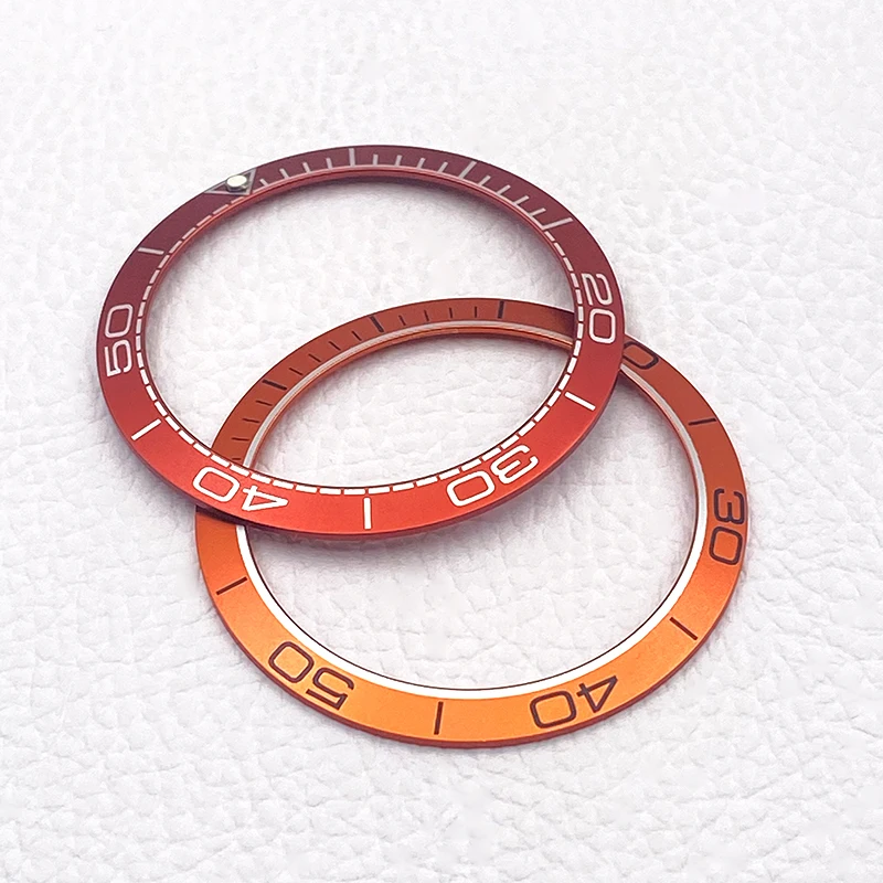 Mod 38mm*30.5mm Seamaster Style NH35 Aluminum Watch Bezel for SKX007 SKX009 SRPD Replace Watch Mod Parts Customized