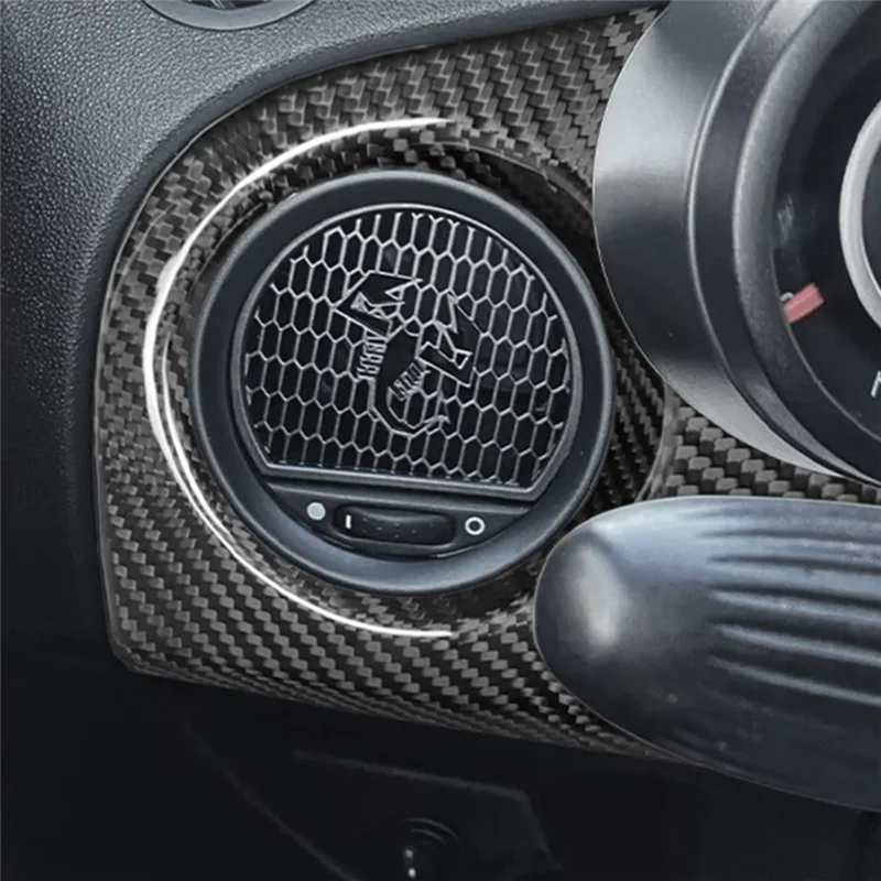 

Driver's Side Instrument Panel Air Vent Decorative Frame For Fiat Abarth 500 595 2012-2015 Interior Modification