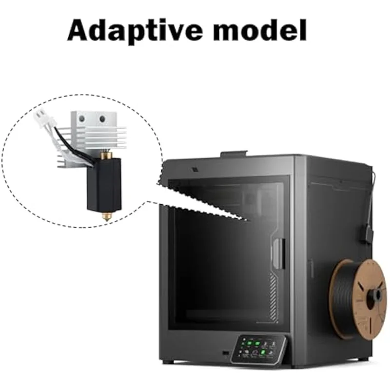 

Hotend с латунным соплом 0,6 мм для углеродистой закаленной стали Centauri — в комплект входят 2 силиконовых чехла и 2 матовыми насадками