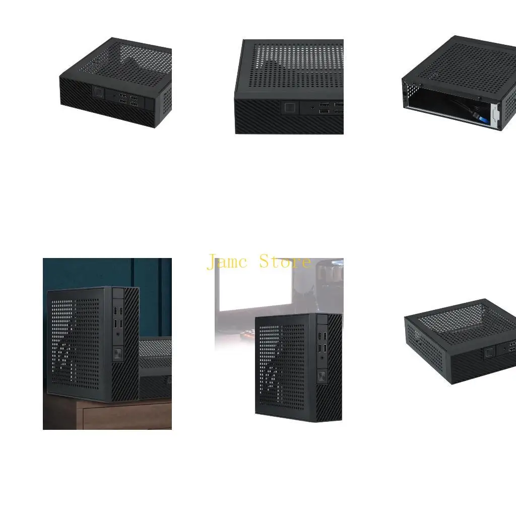 

LX0B Mini ITX Корпус компьютера Корпус HTPC Хост Корпус USB ITX Корпус ПК