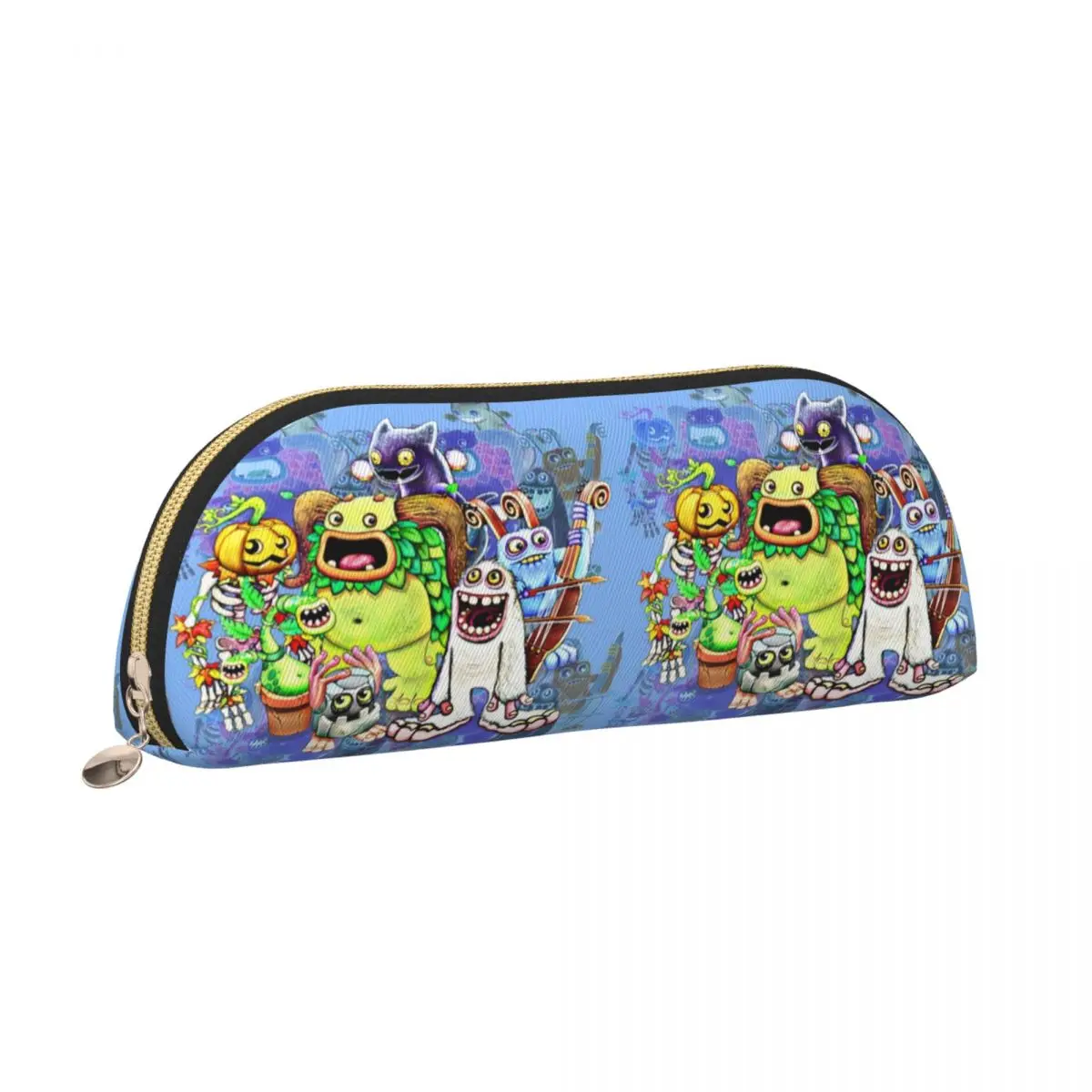 بلدي الغناء وحوش شخصيات مقلمة حامل قلم تخزين لوازم مكتبية سعة كبيرة صندوق القلم حقيبة أقلام رصاص للطلاب