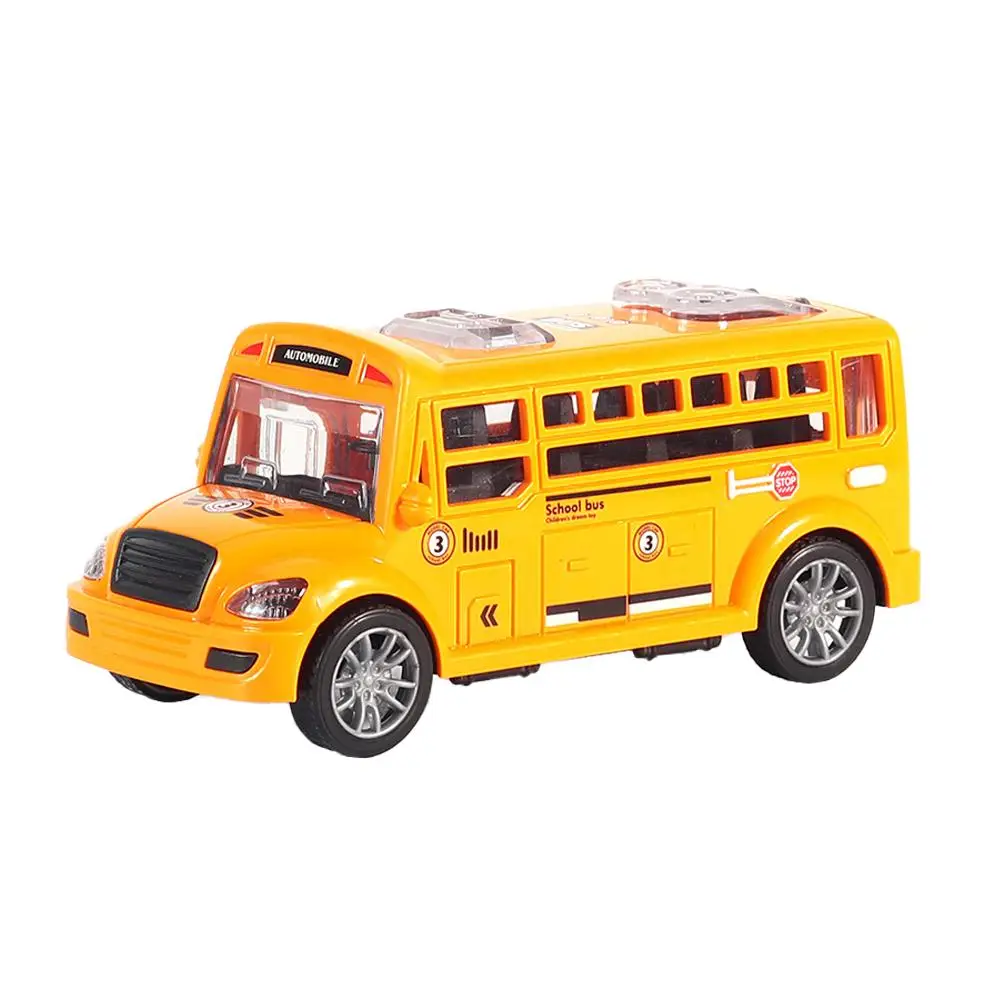 Bus Car Model Toy Children Simulation Traffic School Boy Bus Toy Toy Door Car Alloy Opened Kids Gifts D5b8