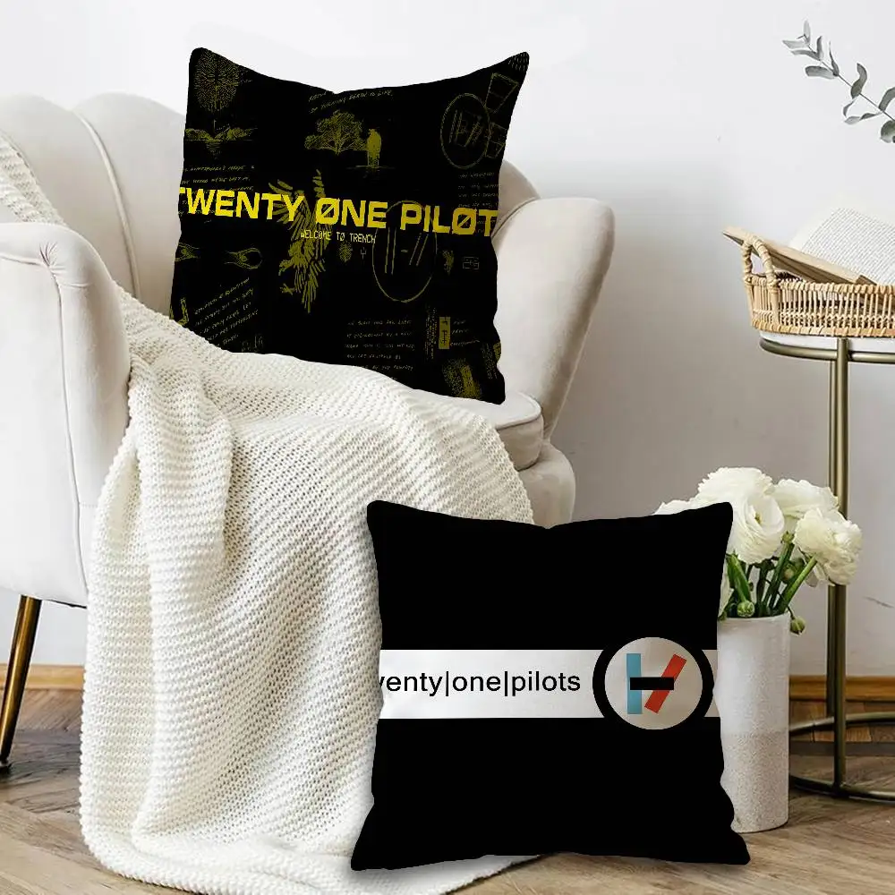 Popular T-Twenty One Pilot Personalized Pillow Dust Cover Bedroom Kids Party Decoration Pillowcase Birthday Children Gift