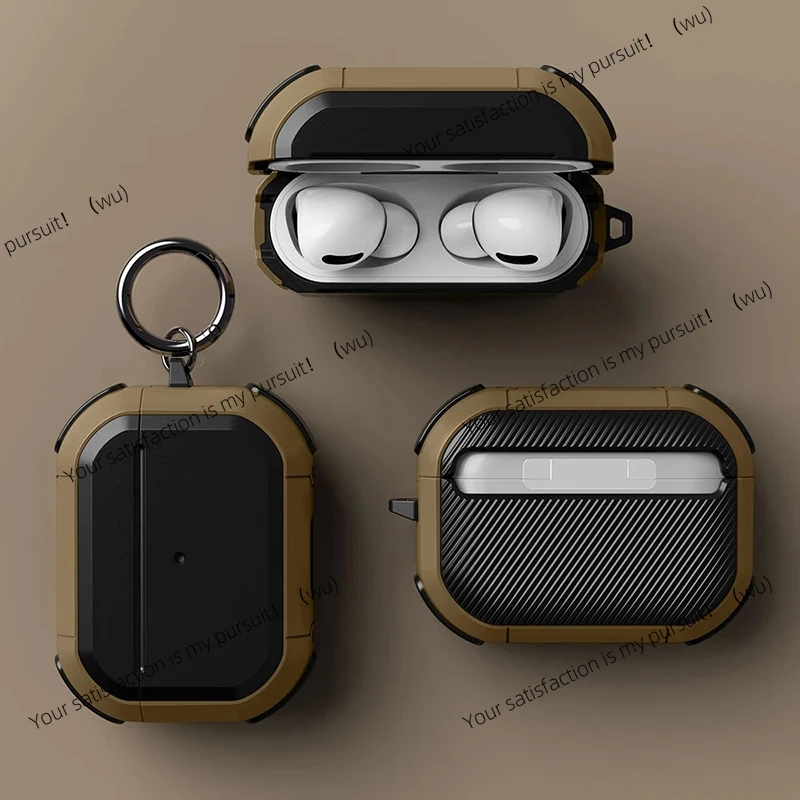 Cover For Airpods Pro 2 1 Case Silicone Anti-fall Cover For Apple AirPods Pro 3 Case Accessories Wireless Earphone With Keychain