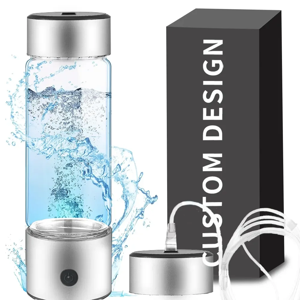 1800-3000ppb  Hot sale Portable Hydrogen Water Maker Hydrogen  Water Bottle