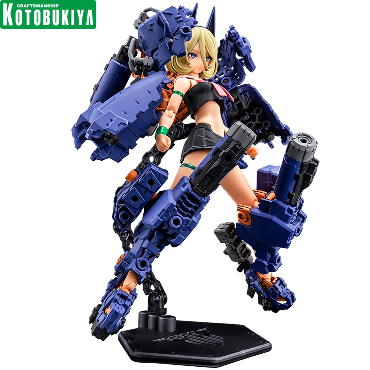 

In Stock Kotobukiya KP781 Megami Device Buster Doll Tank Midnight Fang Original Action Doll Anime Figure Assembly the Model Kit