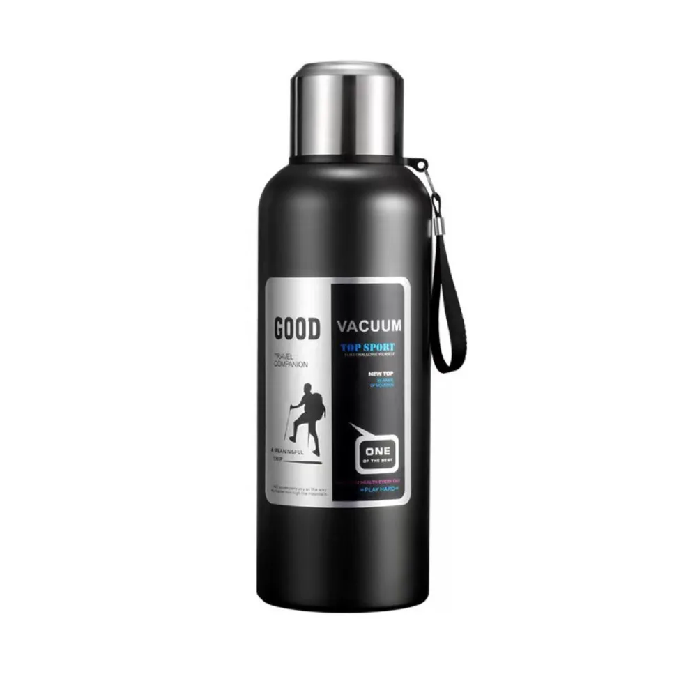 

Large Capacity Sports Thermos Bottle 316 Stainless Steel Keep Cold/Hot Travel Insulated Cup Unbreakable with Filter Vacuum Flask