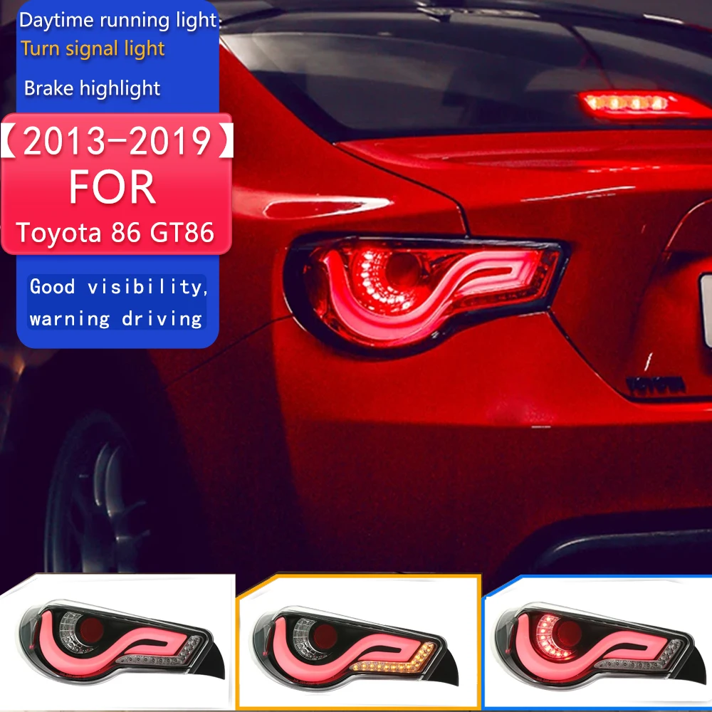 

Car Styling for Toyota 86 GT86 LED Tail Light 2013 2014 2015-2019 Subaru BRZ FT86 Rear Fog Brake Turn Signal Auto Accessories