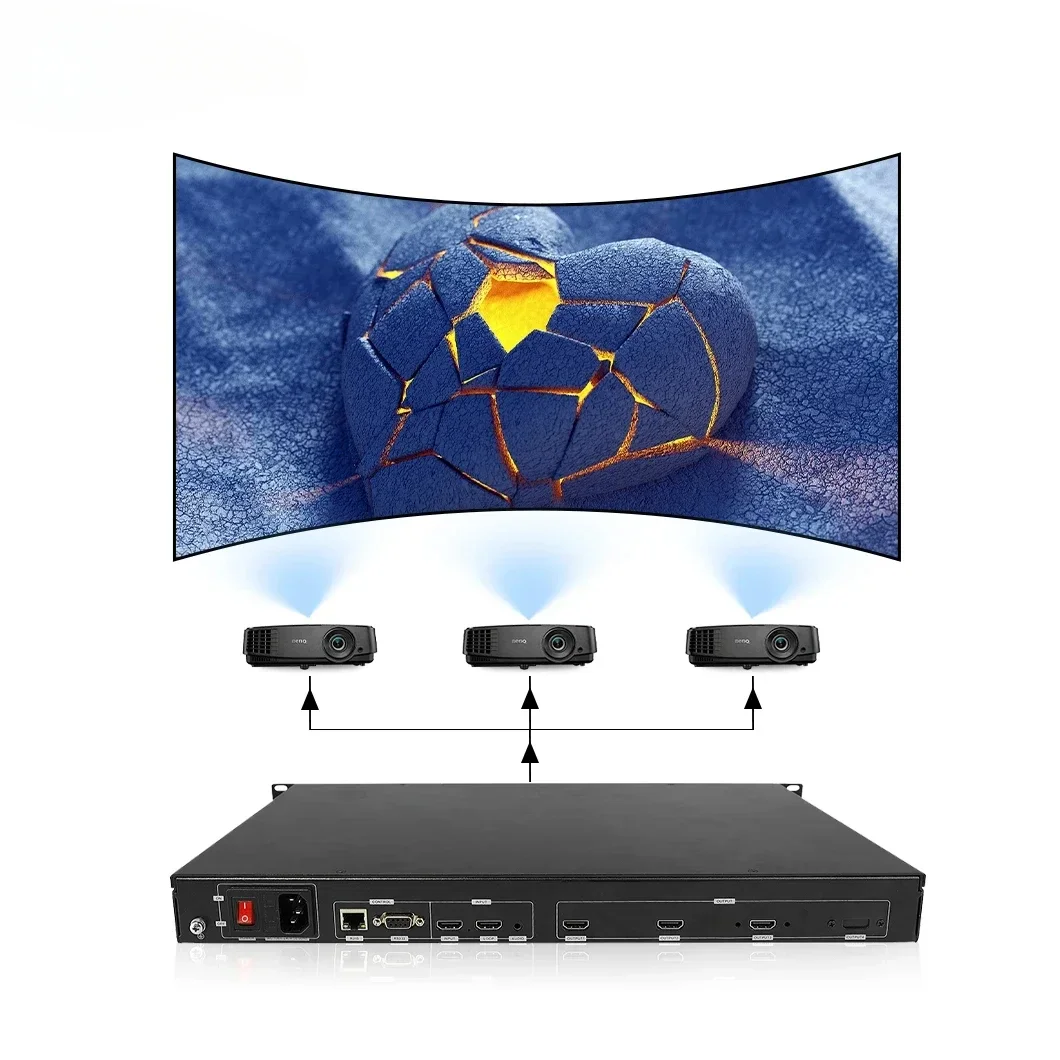 

Bitvisus 2K Flow Experience videowall controller Edge Blending Multi Projectors