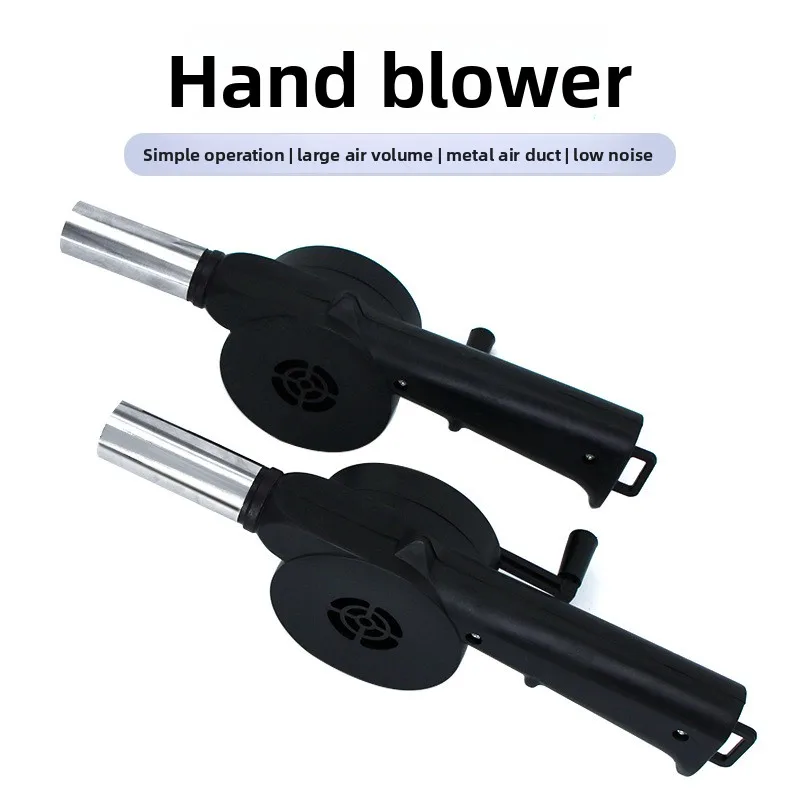 5pcs Hand Blower Manual Outdoor BBQ Hair Dryer Small Mini Tools Picnic Camping Fire Supplies Fan