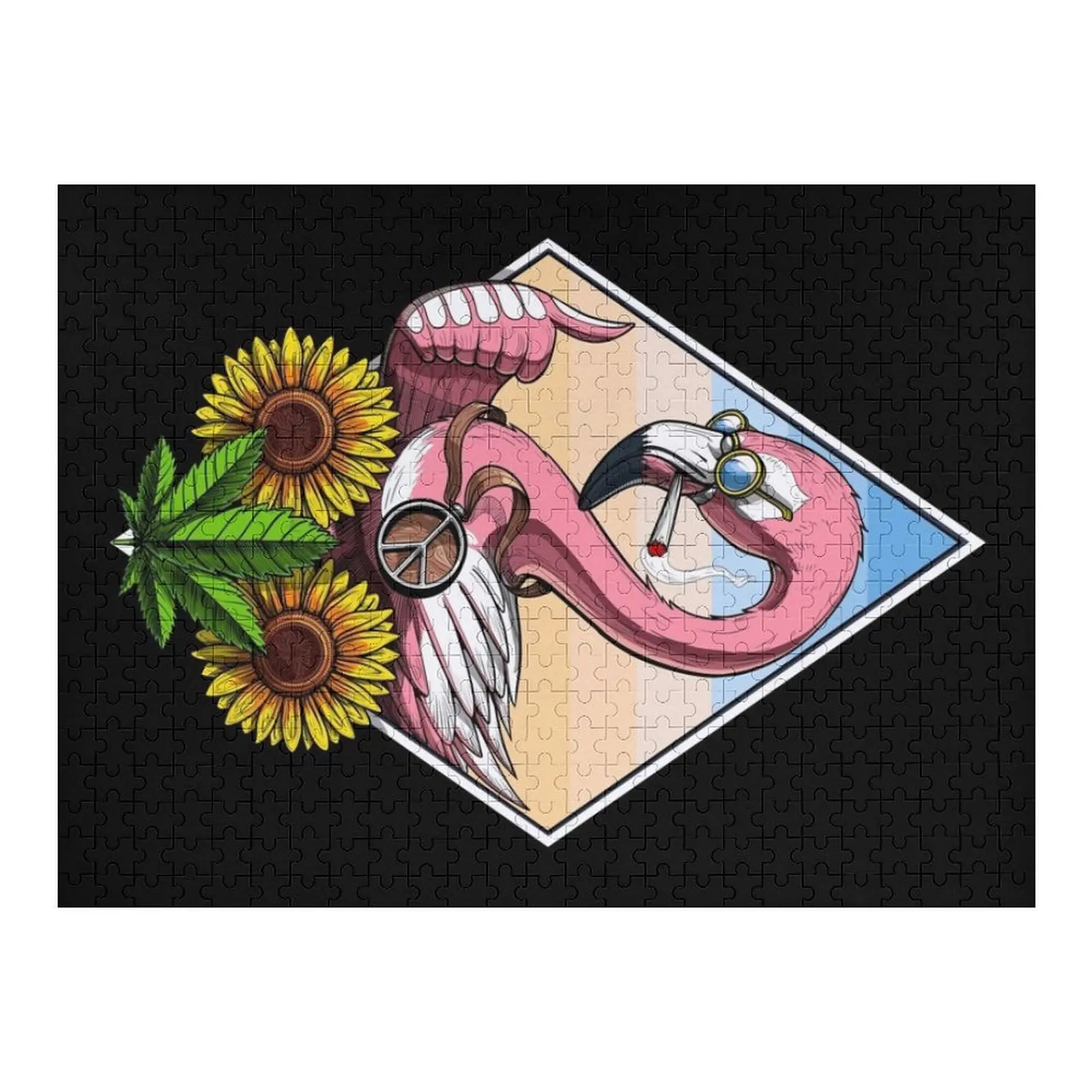 

Пазл с сорняками и фламинго, деревянное имя, фото, детский пазл на заказ