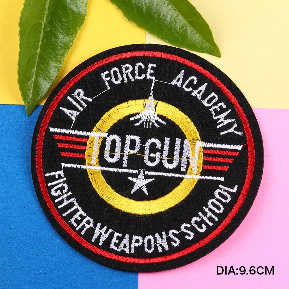 Top Gun Tomcat rozdział American Navy Air F16 Pilot opaska łatka haftowana do prasowania na ubrania naszywane plakietka kurtka