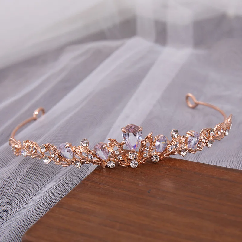 KMVEXO Zirconia Princess Wedding Bridal Tiaras Crowns Pageant Hair Jewelry Party Headpieces for Women Birthday Crown Headdress