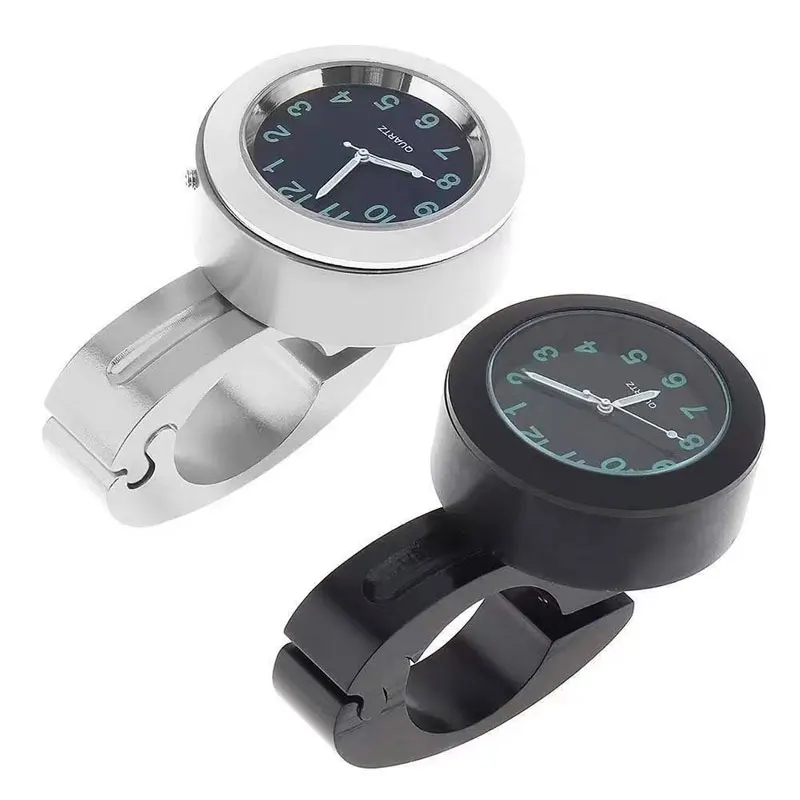 AliExpress NONE Universal Waterproof Motorcycle Handlebar Watch Bike Hand Grip Bar Mount Dial Clock For Scooter Bicycle Motor ATV