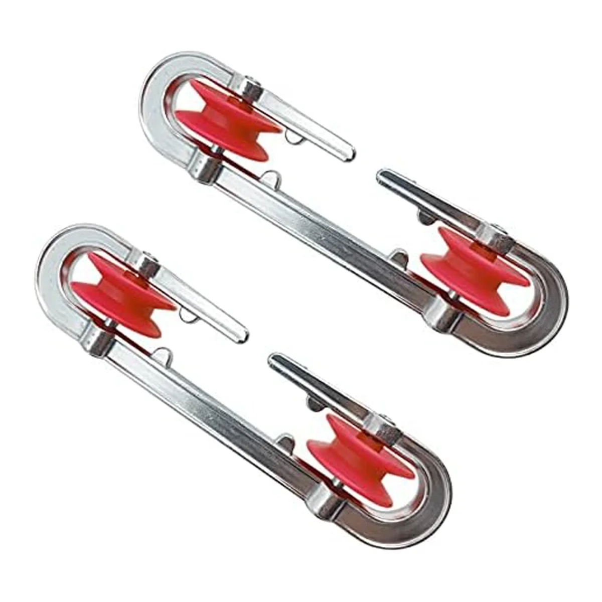 

A22I Aluminum Clothesline Spreader,Pulley Clothesline Accessories for Heavy Loads and Long Clothesline,2 Pack