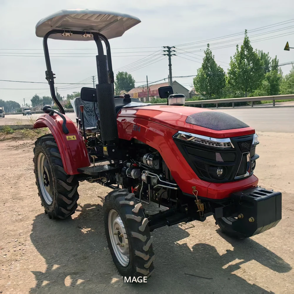 Multifunctional Mini Farm Wheel Tractor 25hp-50hp 4x4 Drive New Condition Diesel Fuel Agriculture Tractor