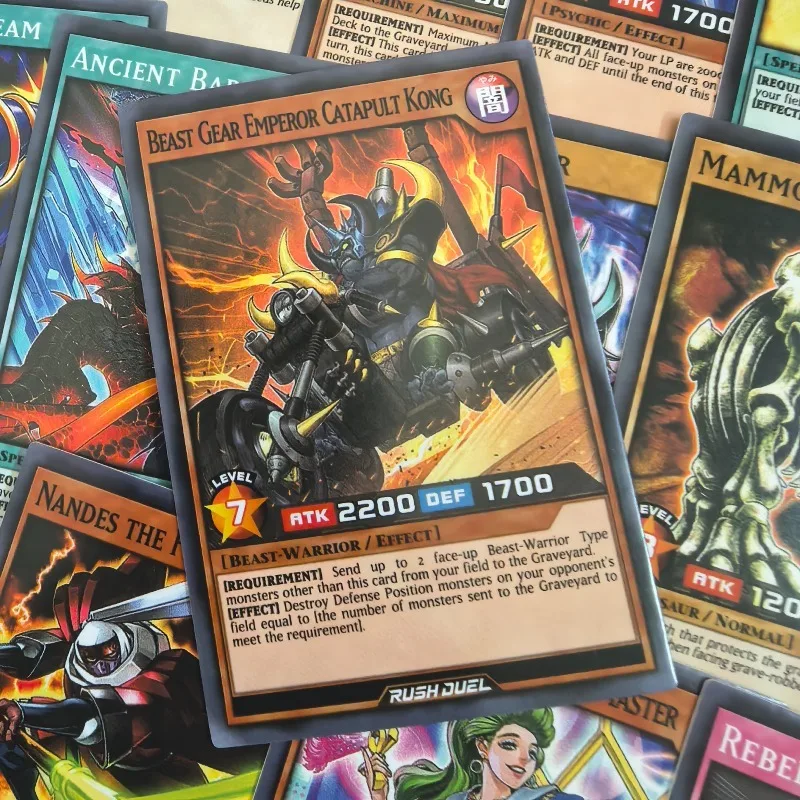##DIY Game Yugioh Rush Duel Card Dueling Collection Cards Toys shiny card 144pcs Flash Cards Yu Gi Oh New Monsters Dark Magician - view 4